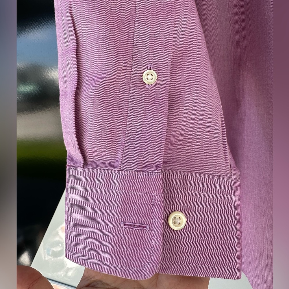 Joseph Abboud Lavender Dress Shirt - Picture 6 of 6